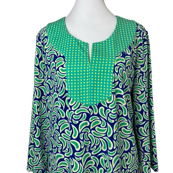 Island Republic Bright Tropical Shift Dress Size L - Picture 2 of 6